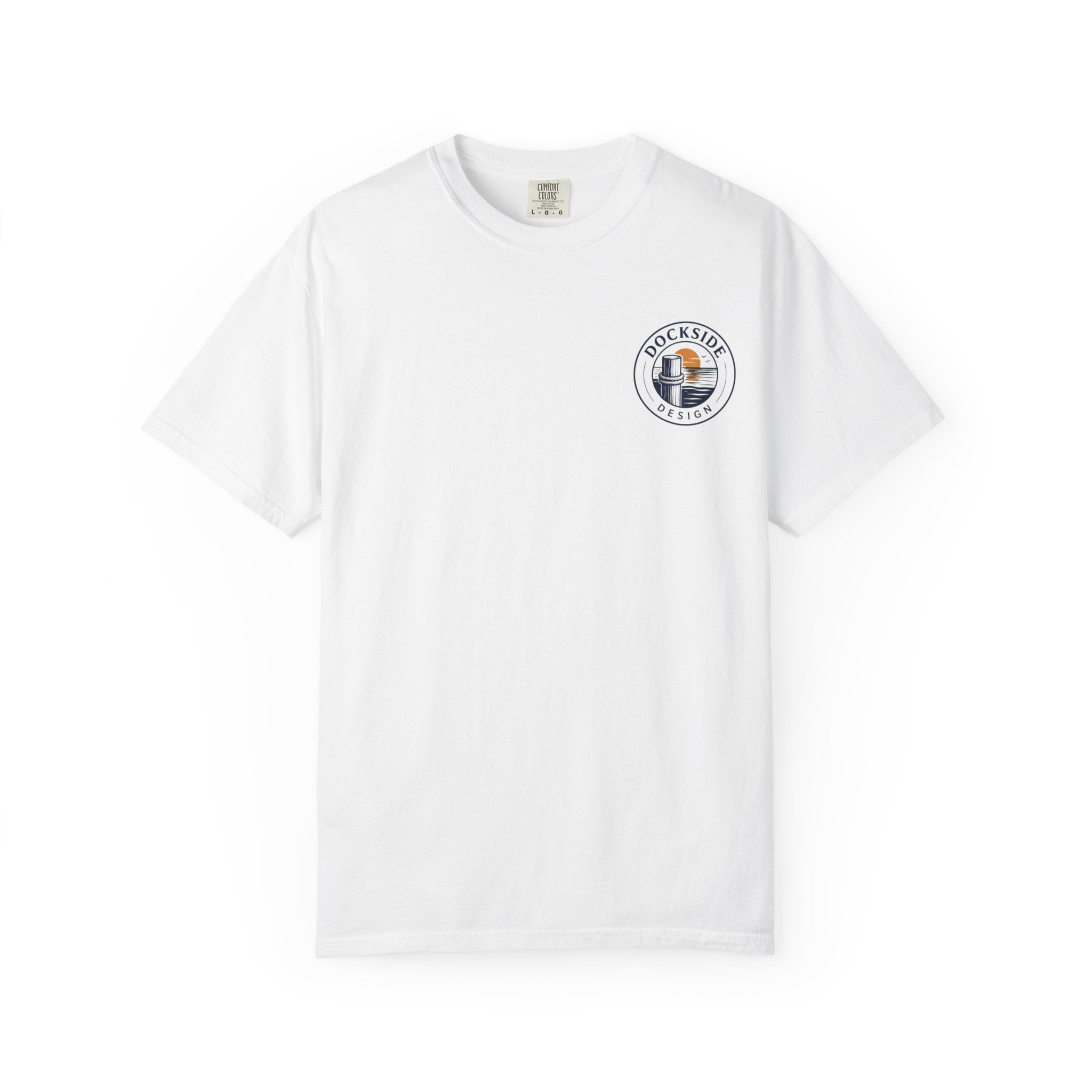 Dockside Sunset T-Shirt — Lake Life Boat & Dock Graphic