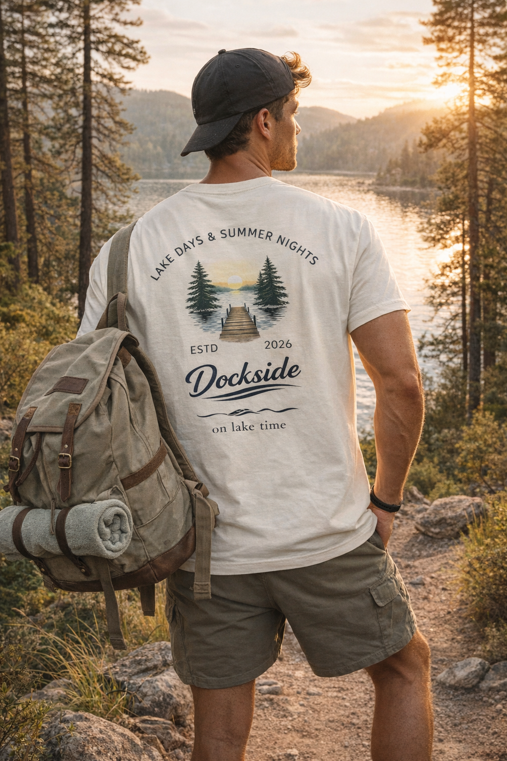 Dockside Summer Tee — Lightweight Casual Tee